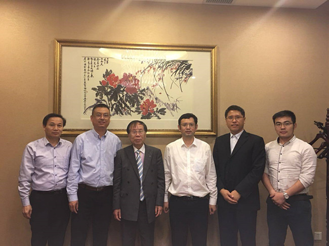 欢迎华南理工大学蒋教授莅临e乐采参观指导工作